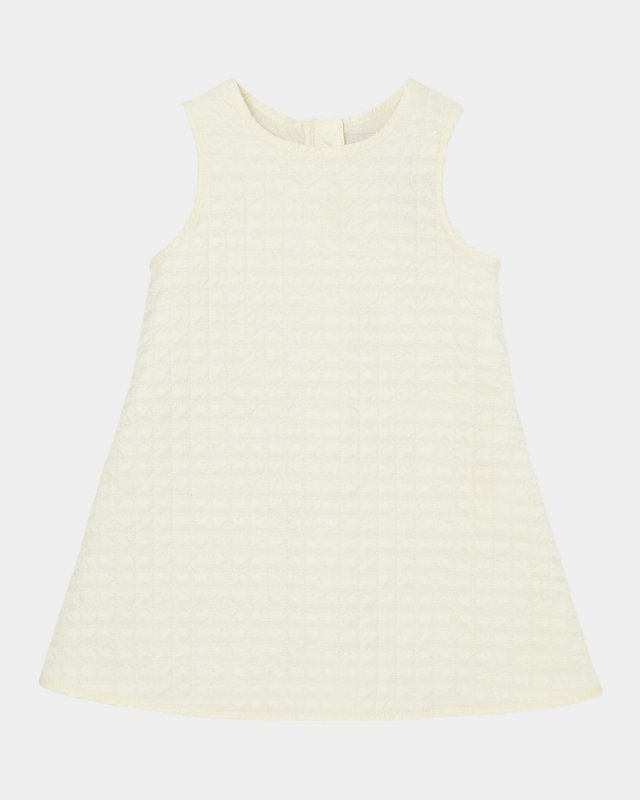 Girl's Quilted A-Line Dress, Size 8-